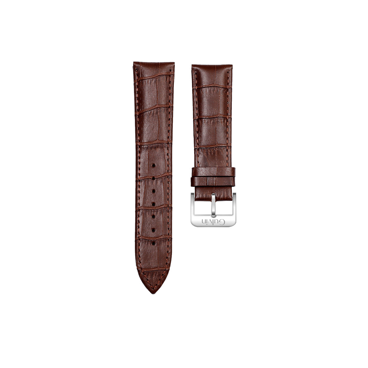 Gulvin brown leather strap - Luxury only