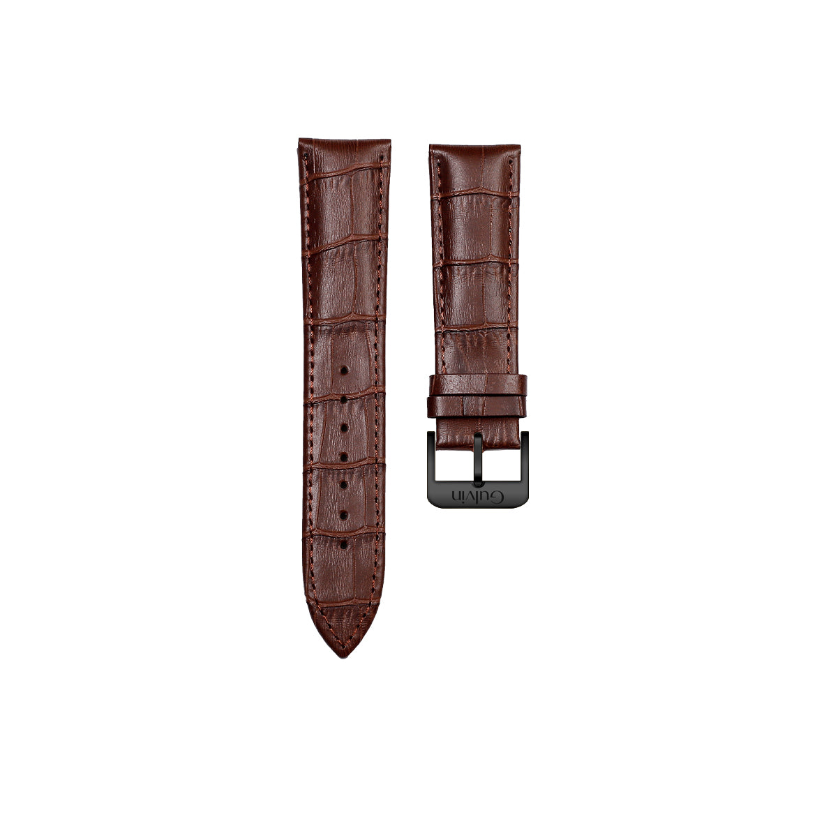 Gulvin brown leather strap - Luxury only